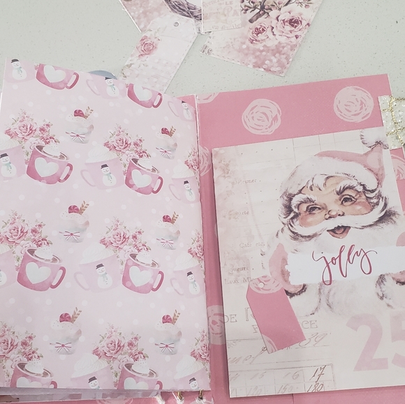 Faux leather Christmas Traveler's Notebook - Picture 11 of 15